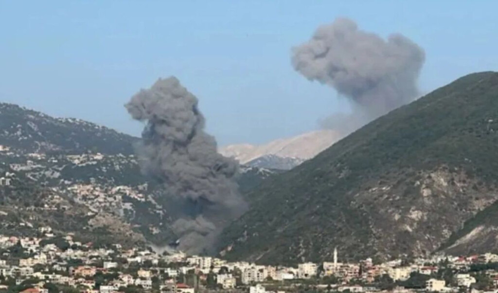 fresh israeli strikes in lebanon on anniversary of ceasefire Fresh Israeli Strikes in Lebanon on Anniversary of Ceasefire