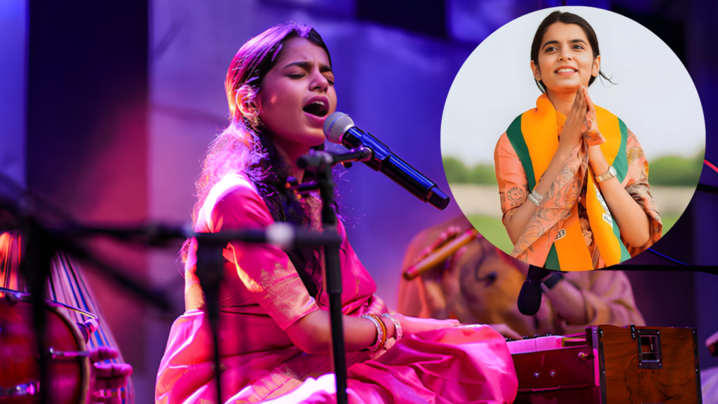 from folk singer to bihar mla the stunning rise of maithili thakur at just 25 From Folk Singer to Bihar MLA: The Stunning Rise of Maithili Thakur at Just 25!