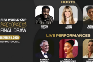 Global Superstars Set to Light Up the 2026 FIFA World Cup Draw in Washington DC