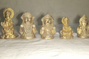 Golden-Coloured Statues Discovered in Chuadanga