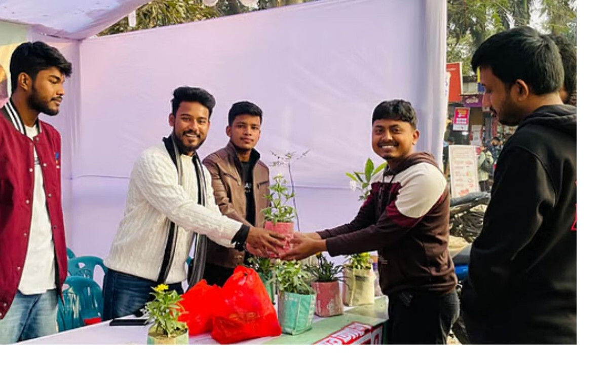 Green Exchange: Saplings for Plastic at Jahangirnagar