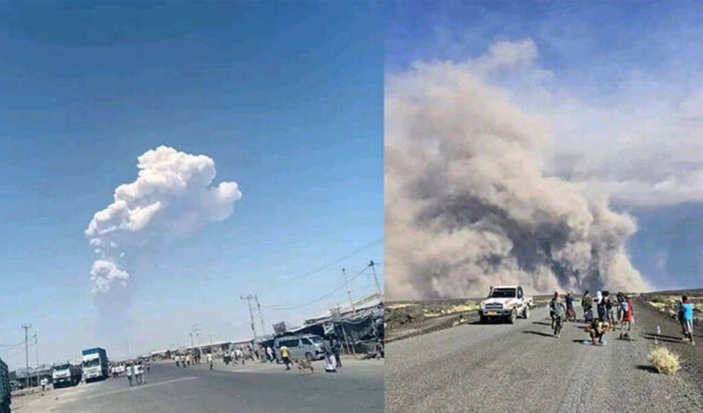 halei gubbi volcano erupts after 12000 years ash clouds spread over india and pakistan Halei Gubbi volcano erupts after 12,000 years, ash clouds spread over India and Pakistan