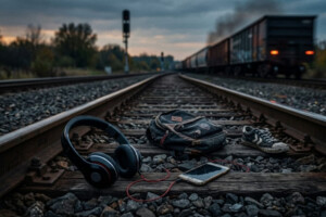 Headphones on Track: Young Man Fatally Struck