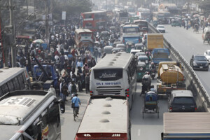 Heavy Traffic on Dhaka-Chattogram Highway