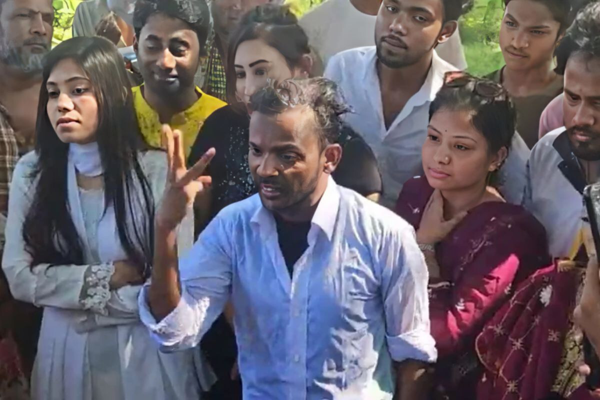 Hero Alom Performs Milk Bath Ritual After Divorcing Wife Riya Moni