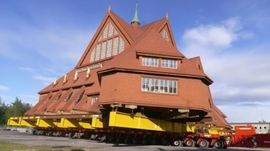 Historic Swedish Church Inches Closer to New Home 3 historic swedish church inches closer to new home Historic Swedish Church Inches Closer to New Home