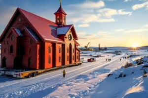 Historic Swedish Church Relocated in Monumental Engineering Feat