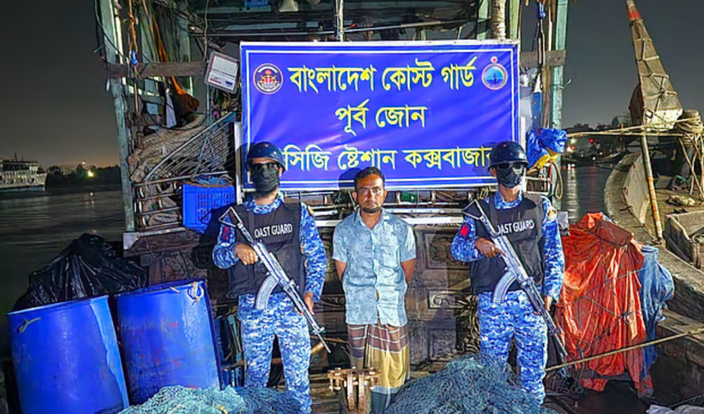 illegal trawling boat and nets seized fisherman arrested Illegal Trawling Boat and Nets Seized, Fisherman Arrested