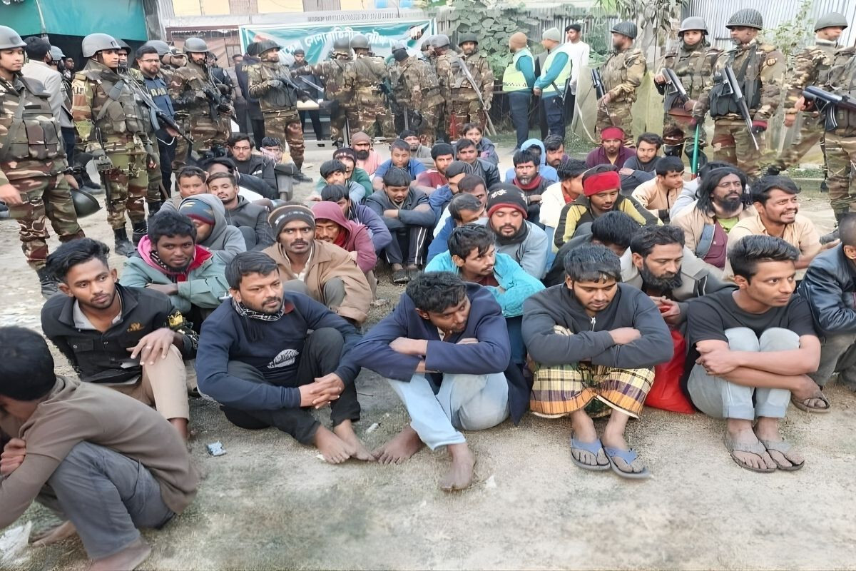 In a special operation, the joint forces have arrested 35 people