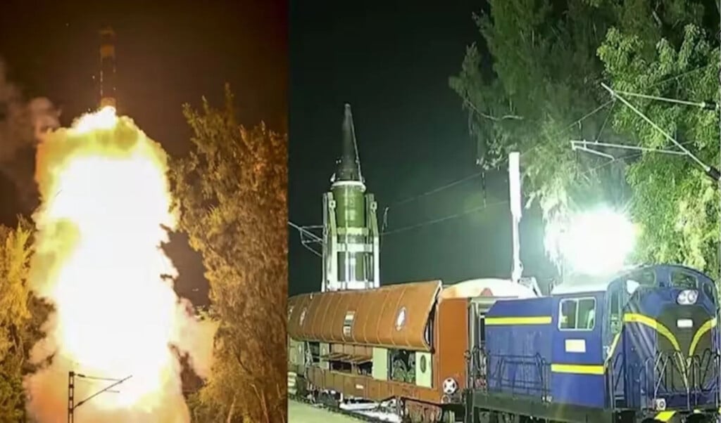 india tests missile launch from train India Tests Missile Launch from Train