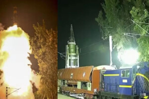 India Tests Missile Launch from Train