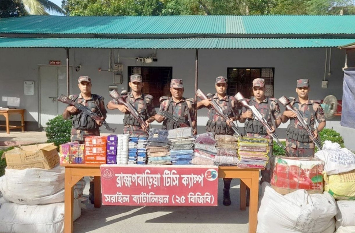 Indian Goods Worth Tk 1.5 Crore Seized from Comilla–Brahmanbaria Border