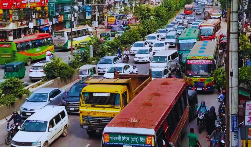 intense traffic jam hits dhaka morning Intense Traffic Jam Hits Dhaka Morning