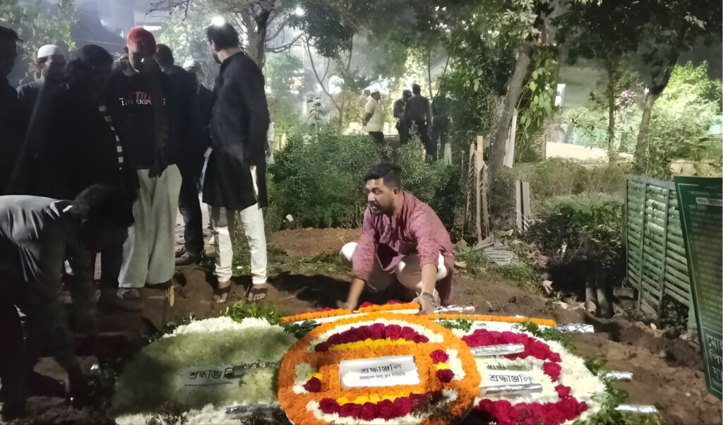 javed laid to rest at uttara cemetery Javed laid to rest at Uttara cemetery