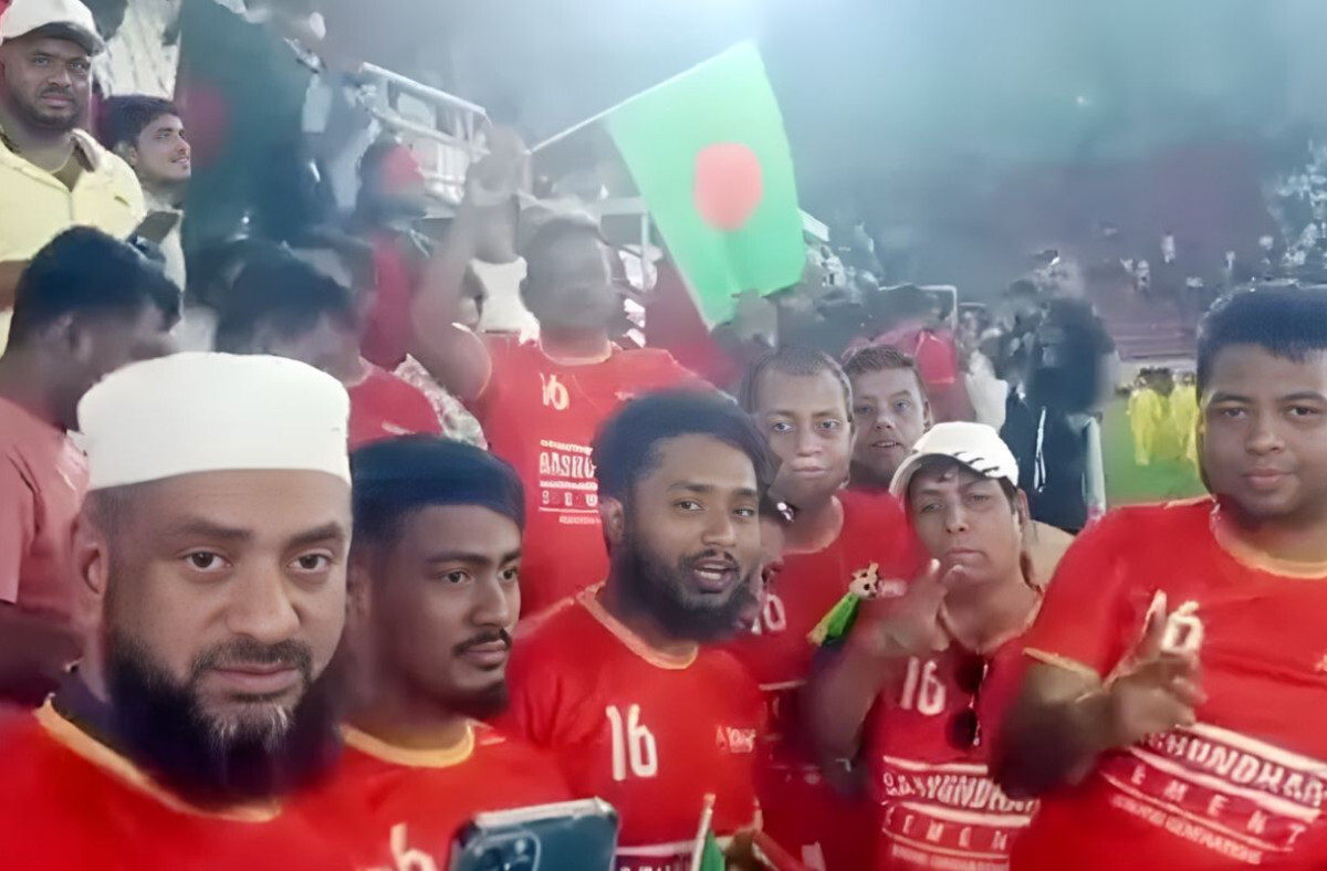 ‘Joy Bangla’ Slogans Chanted During Football Match