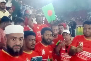 ‘Joy Bangla’ Slogans Chanted During Football Match