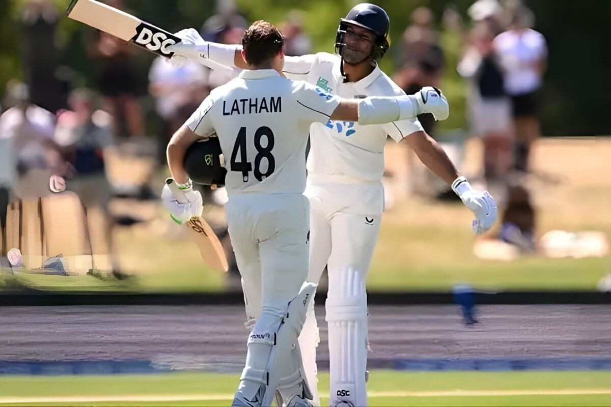 Latham and Ravindra’s Partnership Demolishes West Indies