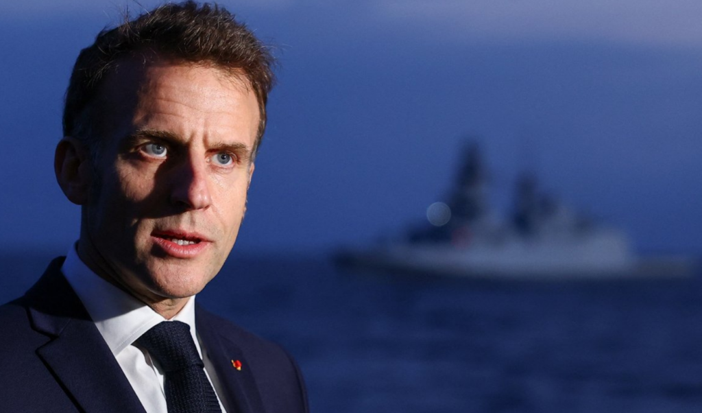 macron rules out french military role in strait Macron Rules Out French Military Role in Strait