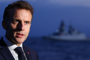 Macron Rules Out French Military Role in Strait