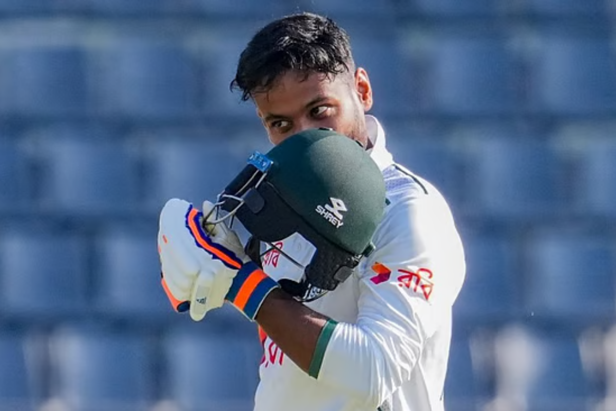 Mahmudul Hits Century and Career-Best Knock on Day Two in Chattogram Test