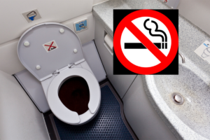 Man Caught Smoking in Aircraft Toilet