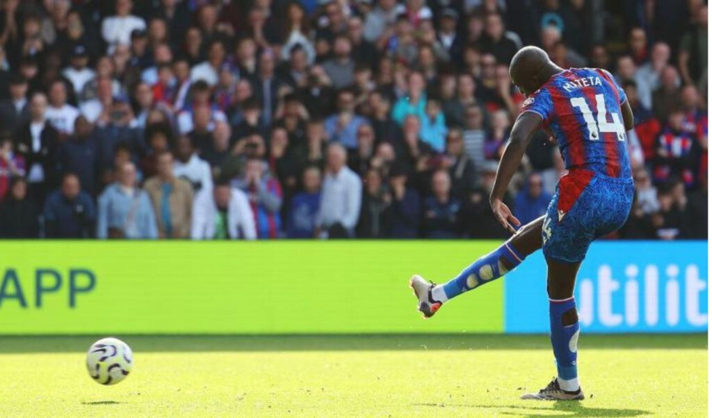 mateta retakes penalty after double touch secures palace lead Mateta Retakes Penalty After Double Touch, Secures Palace Lead