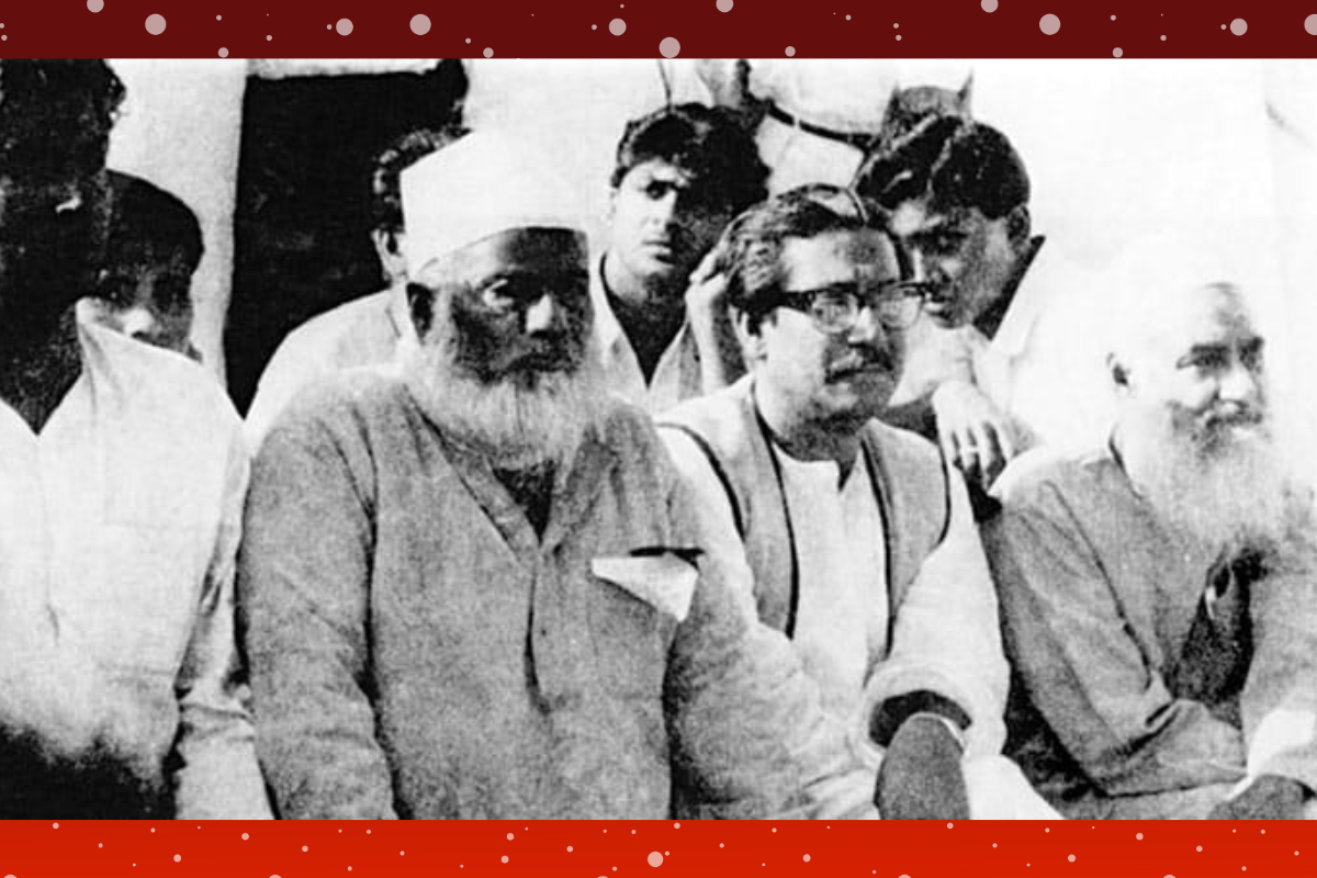 Maulana Bhasani Pledges Support to Bangabandhu’s Independence Call