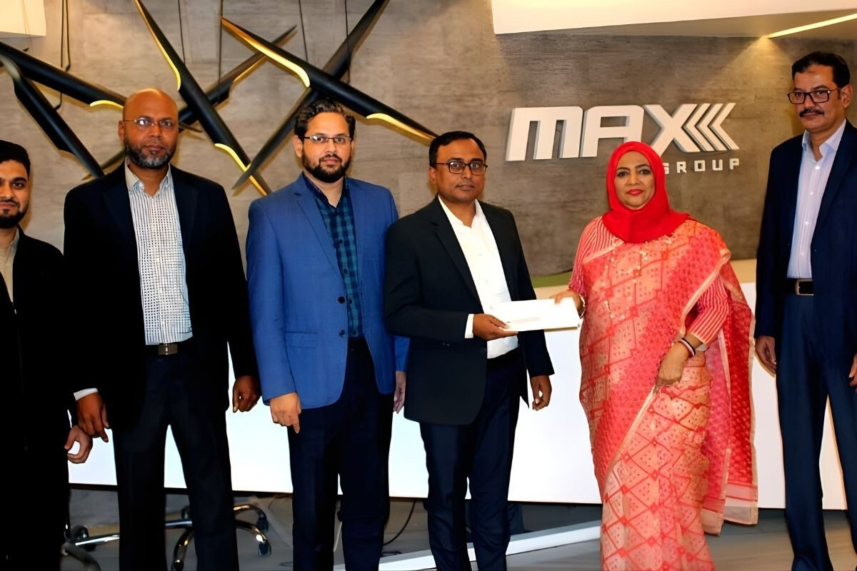Max Group received compensation from Desh General Insurance for the Cargo Village fire.