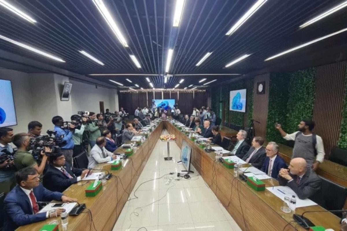 Meeting Between the Election Commission and EU Delegation Today