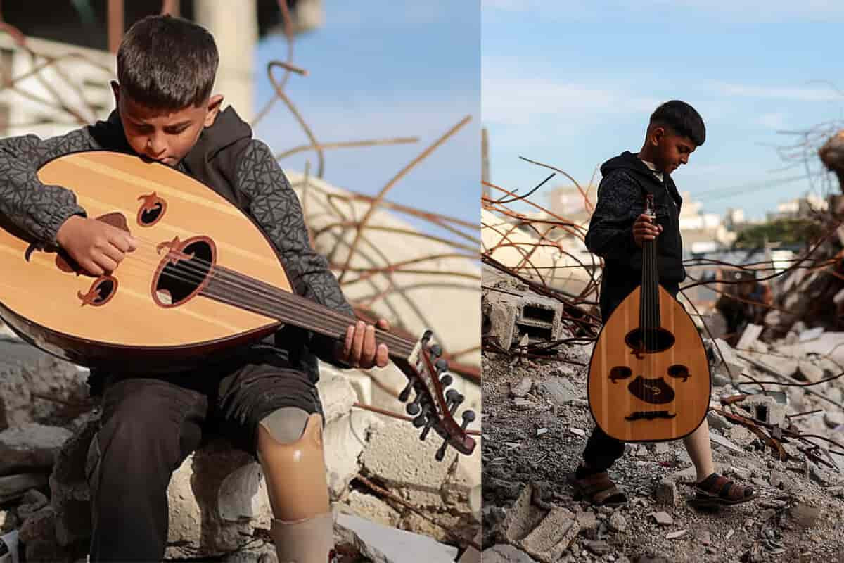 Melody Amid Gaza’s Ruins of Survival