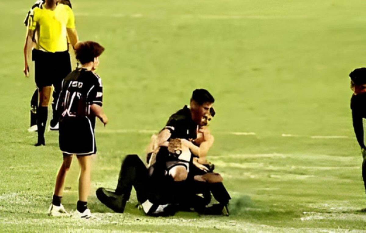 Messi Toppled as Pitch Invaders Mar Miami Victory