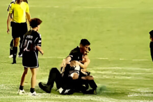 Messi Toppled as Pitch Invaders Mar Miami Victory