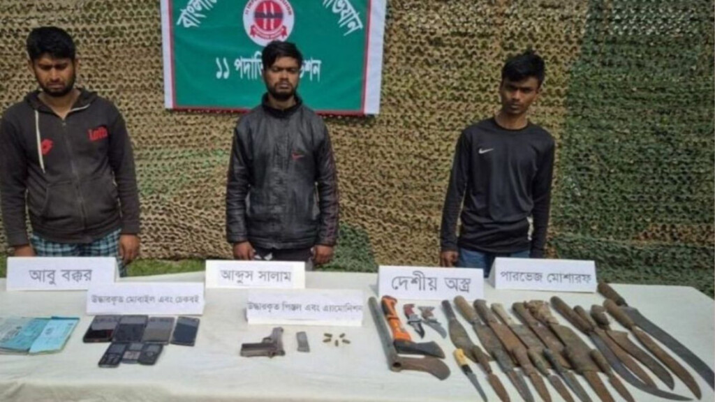 military raid in bogra yields firearms and cache Military Raid in Bogra Yields Firearms and Cache