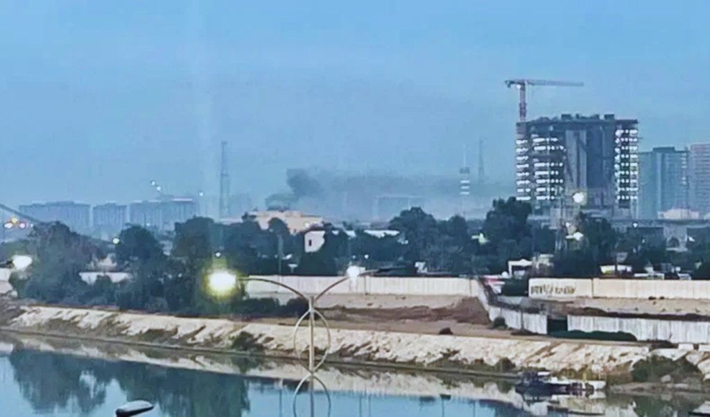 Missile and Drone Strike Hits US Embassy Baghdad 2 missile and drone strike hits us embassy baghdad Missile and Drone Strike Hits US Embassy Baghdad