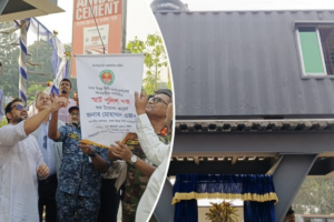 Modern Two-Storey Traffic Police Box Inaugurated in Dhaka