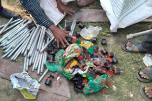 Molotov Cocktail Equipment Seized from Comilla Fish Project
