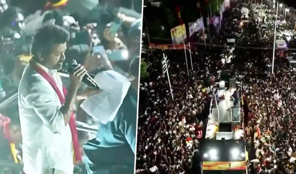 moment of tragedy captured on camera at thalapathi vijays rally Moment of Tragedy Captured on Camera at Thalapathi Vijay’s Rally