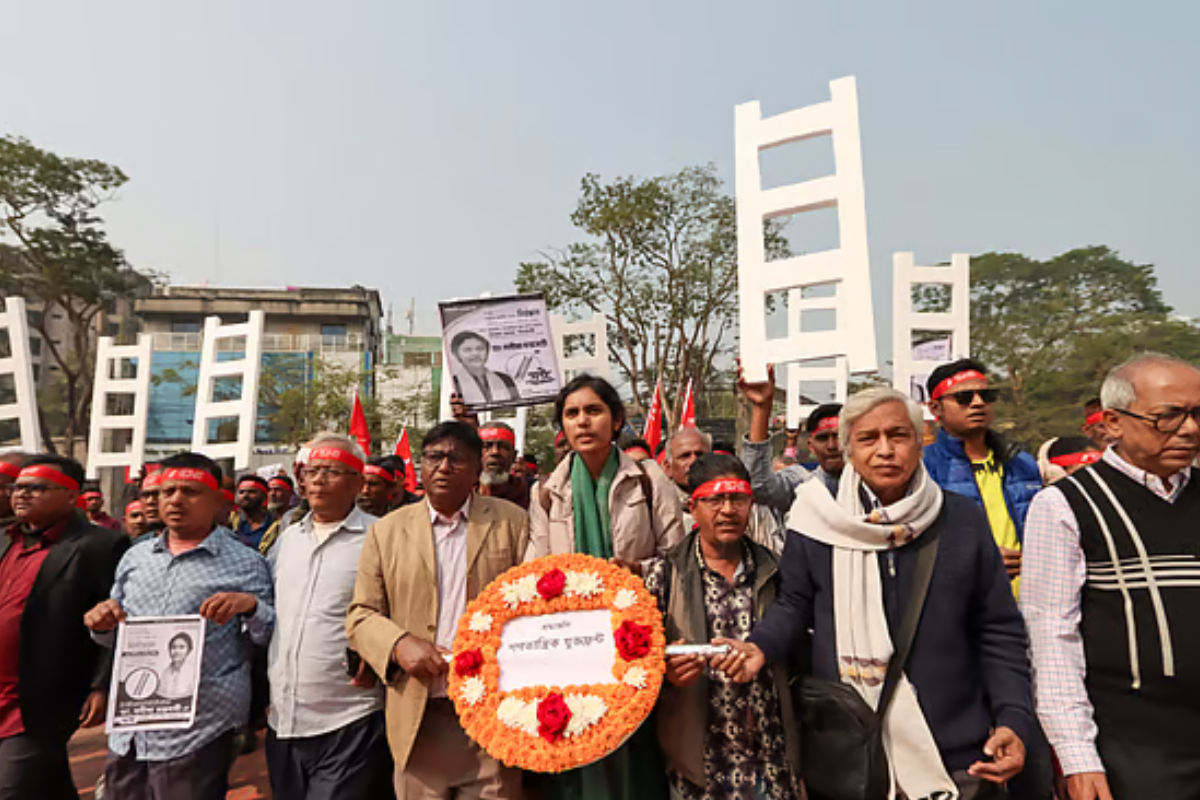 Monisha Launches Her Election Campaign Paying Tribute To Liberation War Martyrs