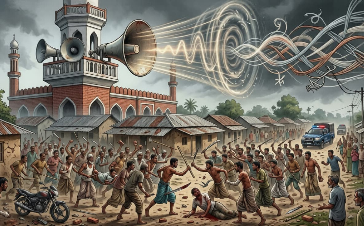 Mosque Announcements Trigger Violent Clash, Fifty Injured