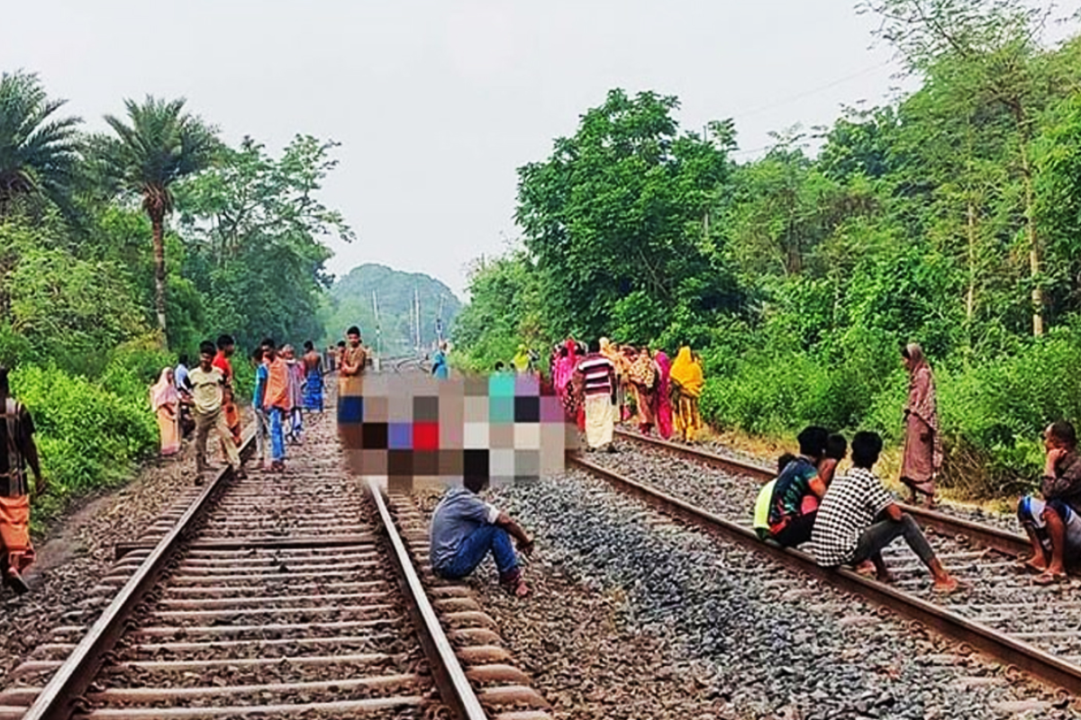 Mother and Son Fatally Struck by Train in Bogura