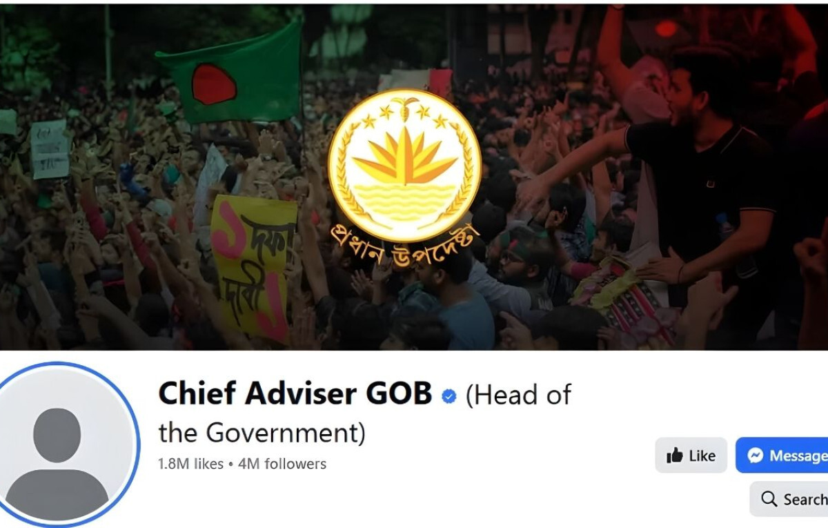 Mysterious Deletion Grips Chief Adviser’s Facebook Page