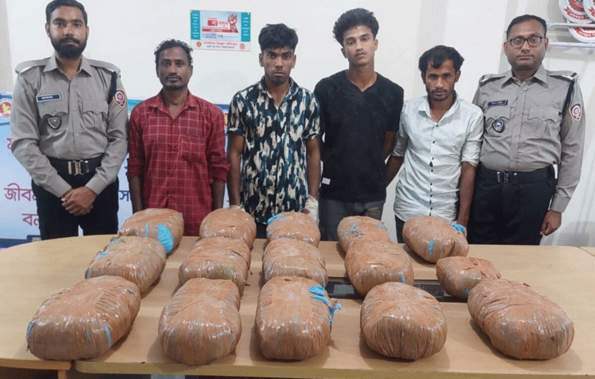 Narcotics Raid Seizes 30kg of Cannabis in Netrakona