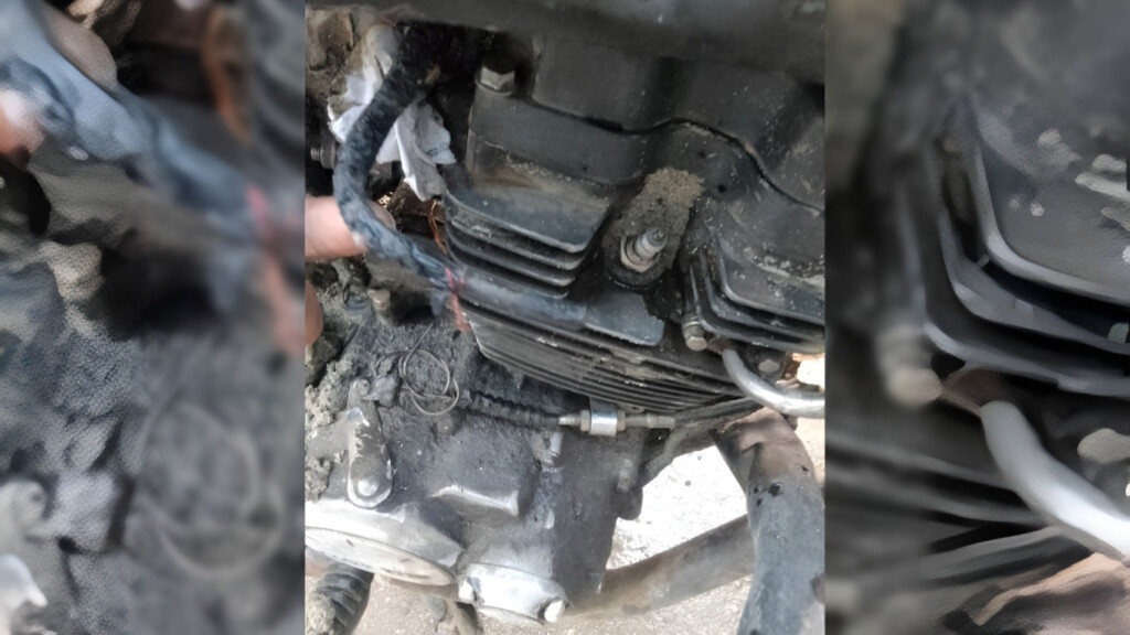 narrow escape motorcycle catches fire at petrol station panic in rajbari sadar call for vigilance Narrow Escape! Motorcycle Catches Fire at Petrol Station — Panic in Rajbari Sadar, Call for Vigilance