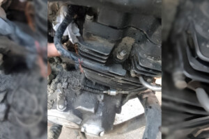 Narrow Escape! Motorcycle Catches Fire at Petrol Station — Panic in Rajbari Sadar, Call for Vigilance