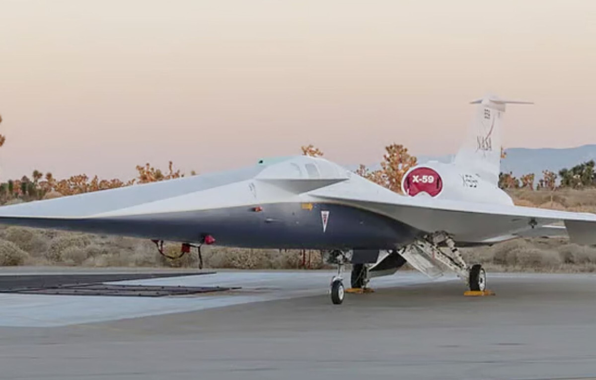 NASA’s Quiet Supersonic X-59 Triumphs in Maiden Flight