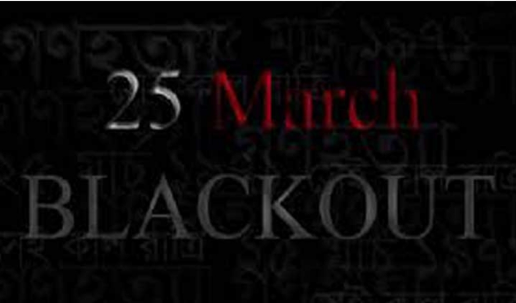 nationwide one minute blackout to honour 25 march martyrs Nationwide One-Minute Blackout to Honour 25 March Martyrs