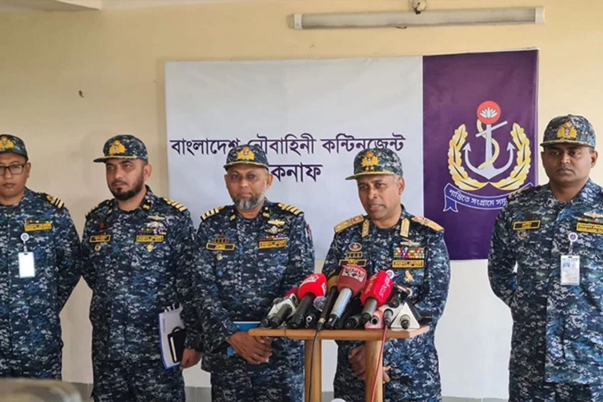 Navy Strengthens Security Ahead of Teknaf Polls