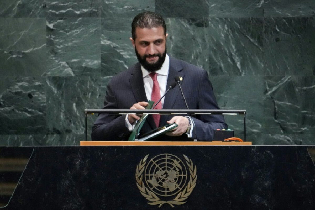 New Syrian Leader Warns on Israeli Attacks During UN Charm Offensive