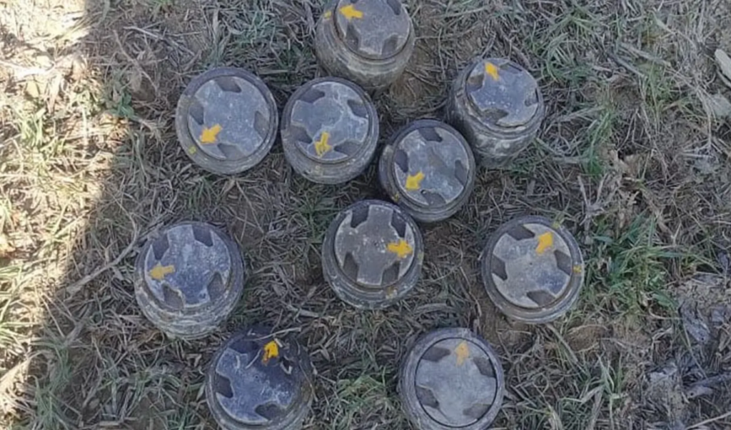over fifty landmine plates recovered at border Over Fifty Landmine Plates Recovered at Border