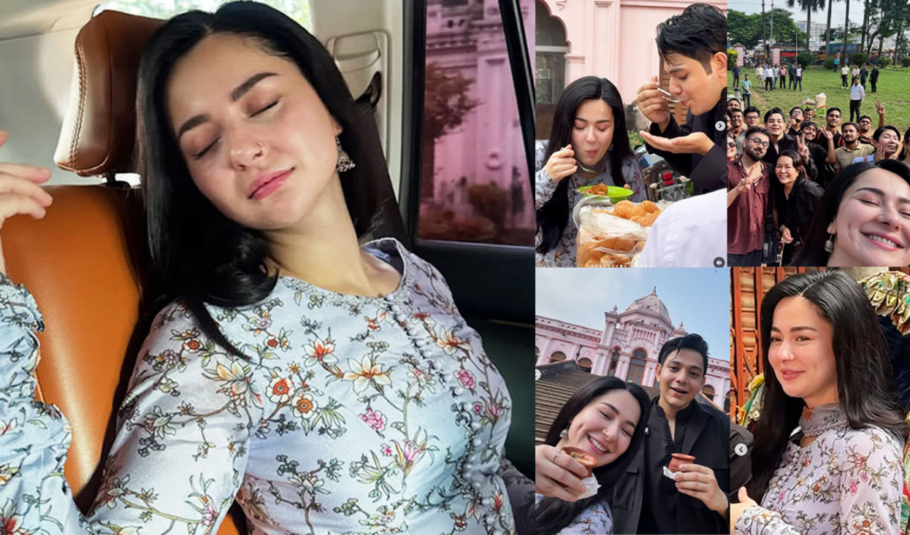 pakistani actress hania amir visits dhaka for the first time enthrals fans Pakistani Actress Hania Amir Visits Dhaka for the First Time, Enthrals Fans